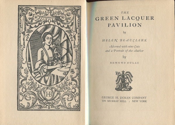 Item #14018 The Green Lacquer Pavillion. Helen Beauclerk.