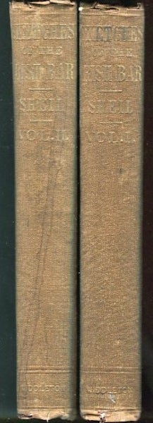 Item #14023 Sketches of the Irish Bar, With Memoir And Notes By R. Shelton Mackenzie; In Two Volumes. Richard Lalor Sheil.