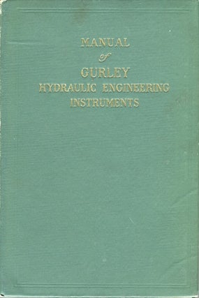 Item #14344 Manual of Gurley Hydraulic Engineering Instruments