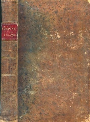 Item #14492 Essays On Some Of The First Principles Of Metaphysicks, Ethicks and Theology. Asa Burton