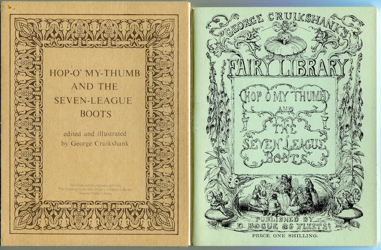 Item #15167 Hop-O' My Thumb and the Seven League Boots. George Cruikshank.