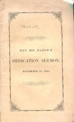 Item #15938 The Strength And Beauty Of The Sanctuary; A Sermon Preached At The Dedication Of The...