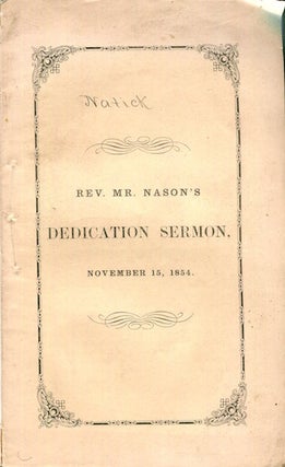 Item #15938 The Strength And Beauty Of The Sanctuary; A Sermon Preached At The Dedication Of The...