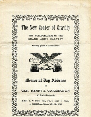 Item #16351 The New Center Of Gravity; The World-Reapers Of The Grand Army Harvest; Seventy Years...