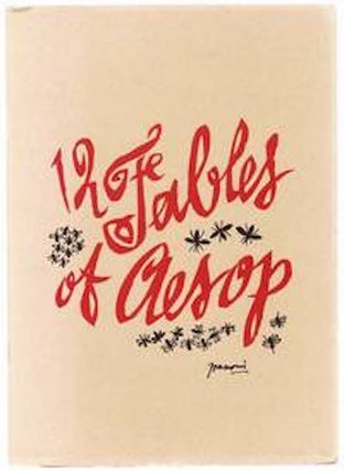 Item #16491 12 Fables Of Aesop. newly, Glenway Westcott