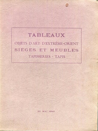 Item #16652 Tableaux, Objets D'Art D'Extreme-Orient Sieges Et Meubles Tapisseries - Tapis