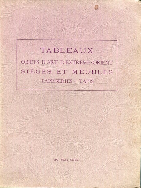 Item #16652 Tableaux, Objets D'Art D'Extreme-Orient Sieges Et Meubles Tapisseries - Tapis;