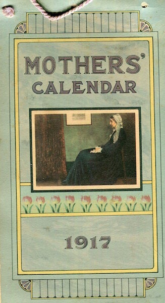Item #16668 Mother's Calendar 1917. Samuel Taylor Coleride.
