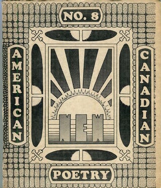 Item #16897 New: American and Canadian Poetry: No 8; December 1968. John Gill