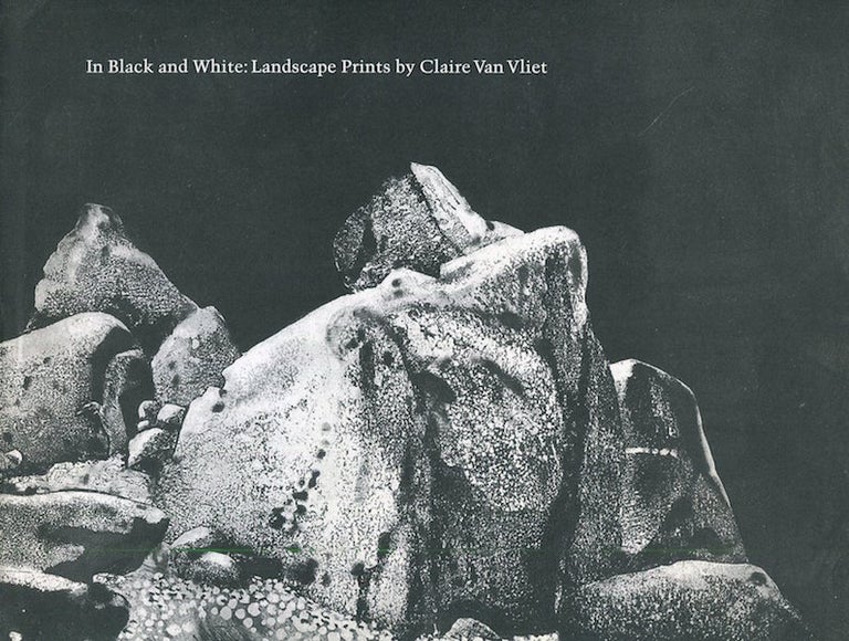Item #17103 In Black And White: Landscape Prints by Claire Van Vliet. Genetta McLean.