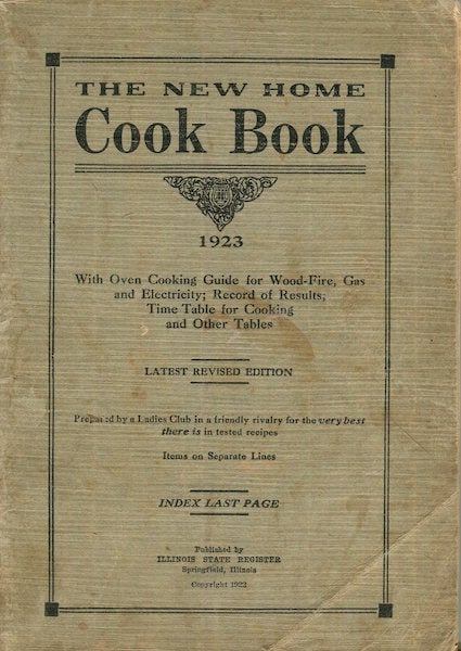 Item #17355 (Cookery) The New Home Cook Book.