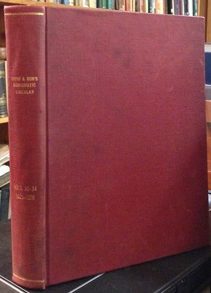 Item #17746 Numismatic Circular, A Bound Volume, Vol. XXXIII & XXXIV, 1925 & 1926. Spink, Sons
