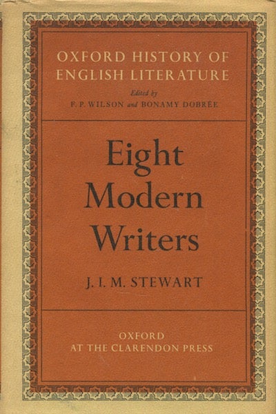 Item #18044 Eight Modern Writers. J. I. M. Stewart.