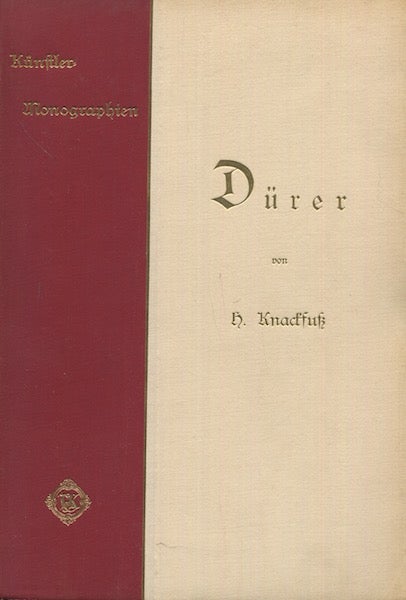Item #18216 Durer; Artist Monograph. Hermann Knackfuss.