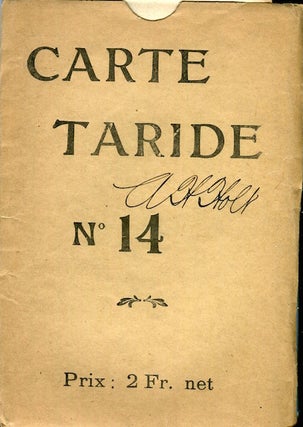 Item #18684 Nouvelle Carte De France. Carte Taride, No. 14