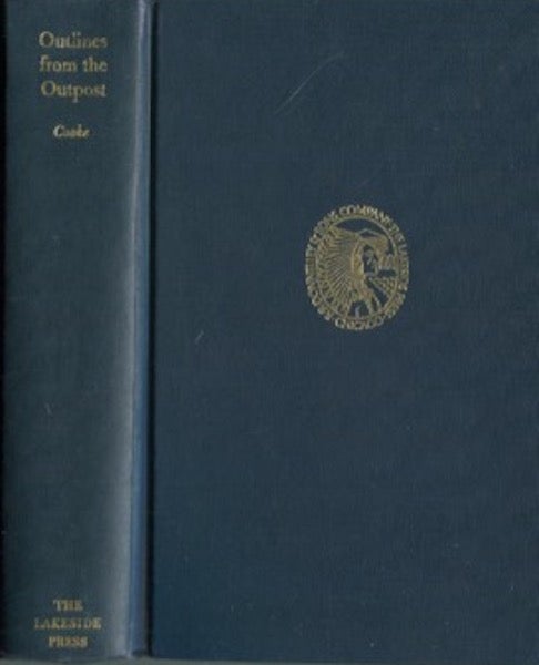 Item #19057 Outlines From The Outpost; Edited by Richard Harwell. John Esten Cooke.