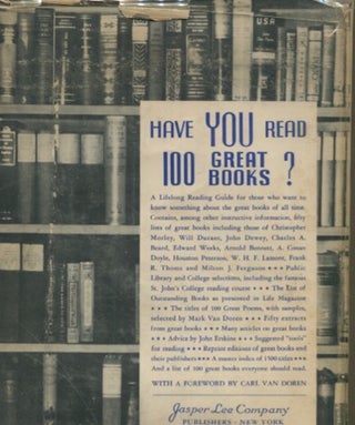 Item #19251 Have You Read 100 Great Books?; Dedicated To The Public Libraries of America