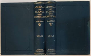 Item #19325 The Variation of animals and Plants Under Domestication. Charles Darwin