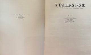 A Tailor's Book from the Fondazione Querini Stampalia in Venice