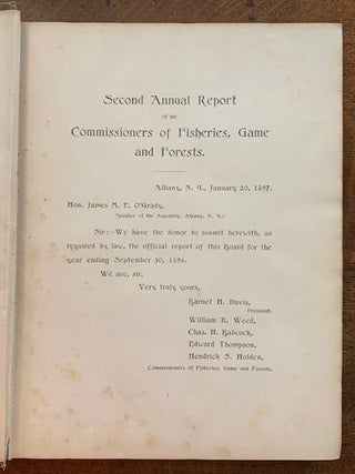 Second Annual Report of the Commissioners of Fisheries, Game and Forests