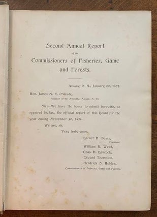 Second Annual Report of the Commissioners of Fisheries, Game and Forests