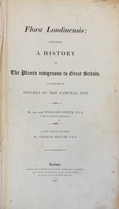 1817 Hand-Colored Antique Curtis Botanical Print, Digitalis Purpurea (Fox-Glove)