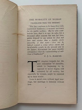 The Morality of Woman