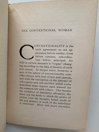 The Morality of Woman