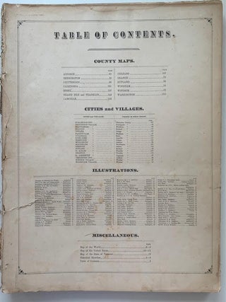 Illustrated and Topographical Atlas of the State of Vermont