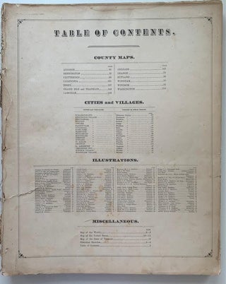Illustrated and Topographical Atlas of the State of Vermont