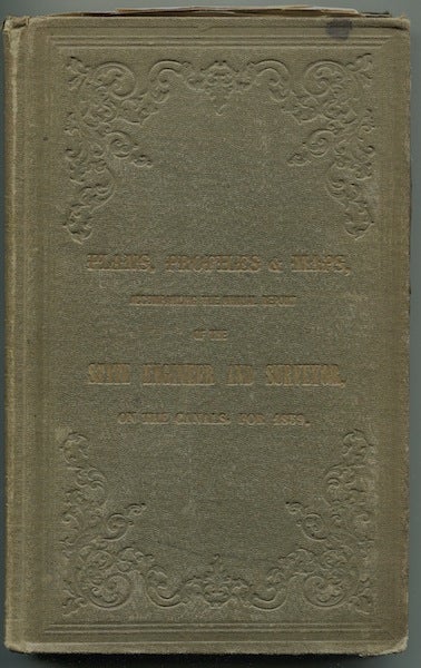 Item #5810 ENGRAVINGS of PLANS, PROFILES AND MAPS, ILLUSTRATING THE STANDARD MODELS, FROM WHICH ARE BUILT THE IMPORTANT STRUCTURES OF THE NEW YORK STATE CANALS, ACCOMPANYING THE ANNUAL REPORT OF THE STATE ENGINEER AND SURVEYOR ON THE CANALS FOR 1859. State of New York.