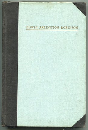Item #6737 Edwin Arlington Robinson. Mark Van Doren